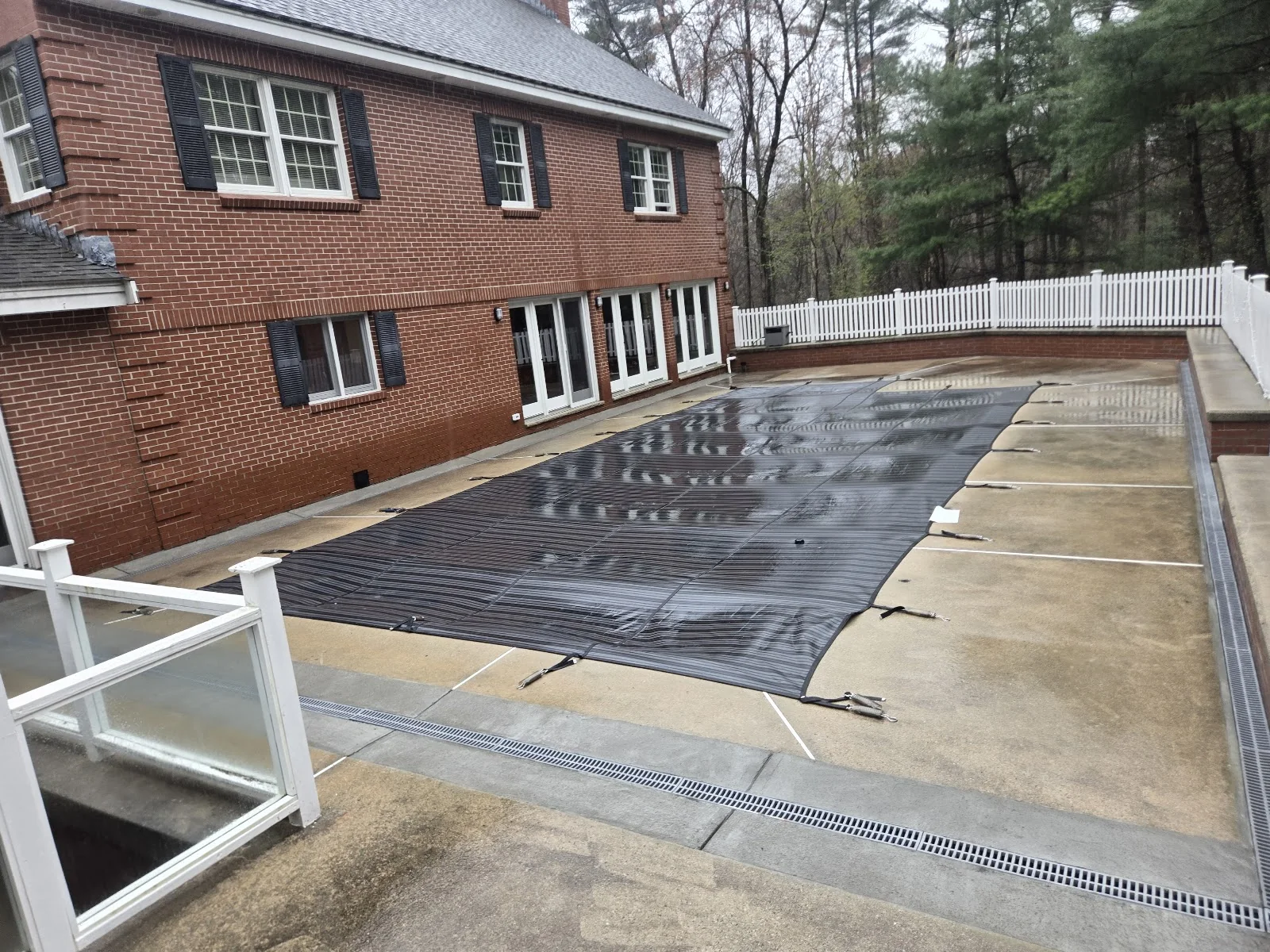 Pool surround project by W and G Landscaping and Masonry